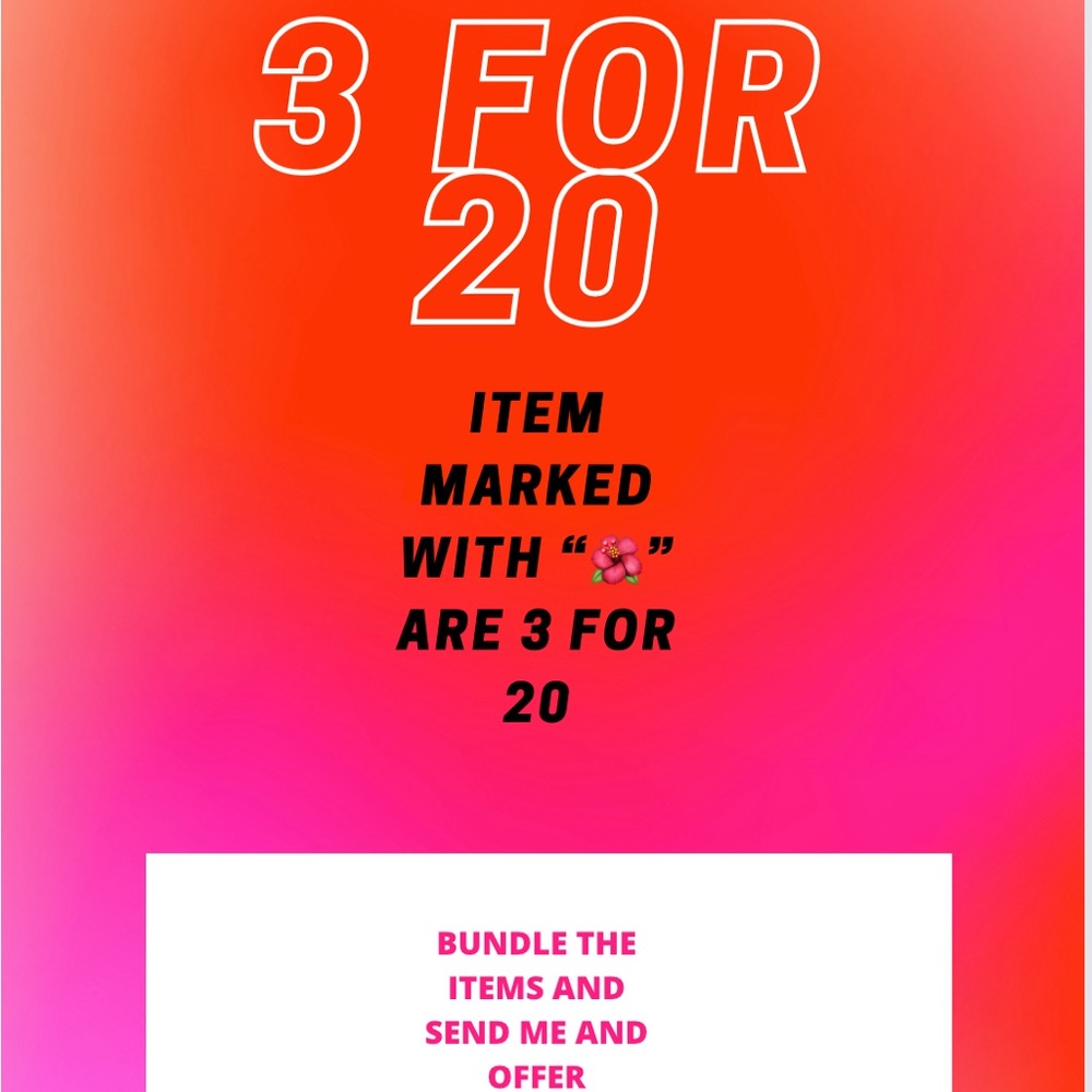 3/$20 - Picture 2 of 2